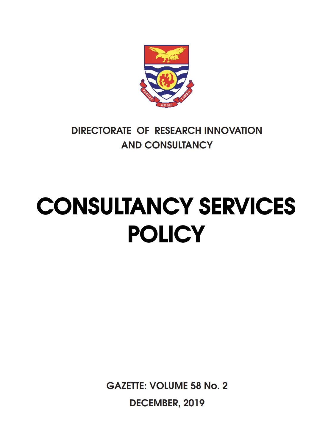 Consultancy Services Policy