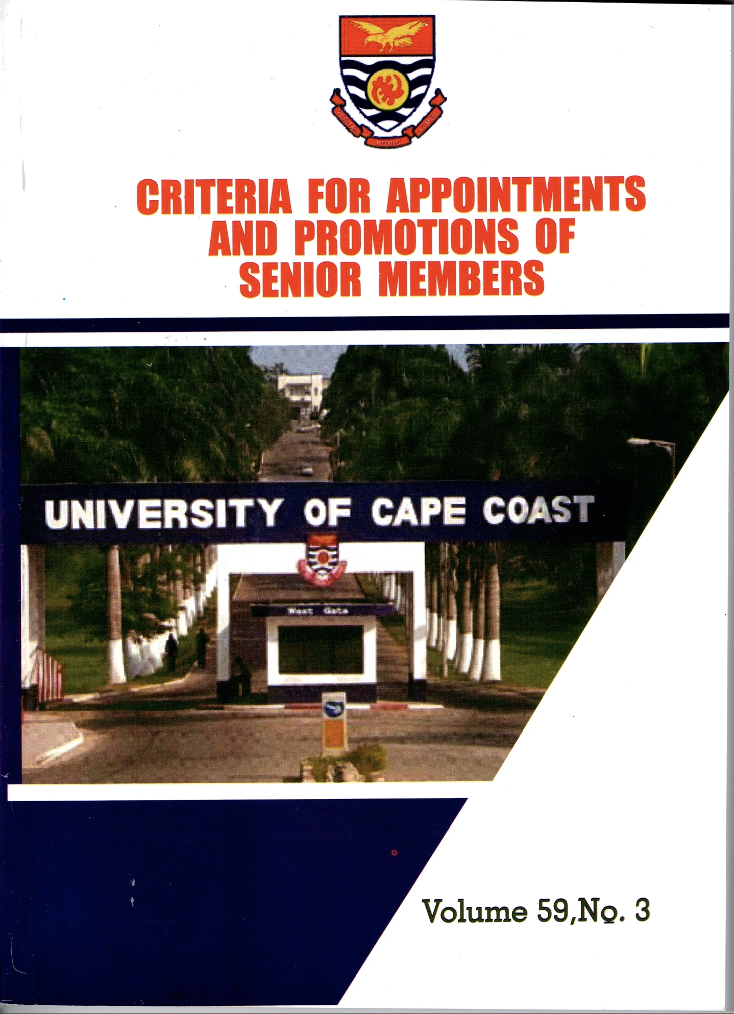 Criteria for Appointments and Promotions of Senior Members