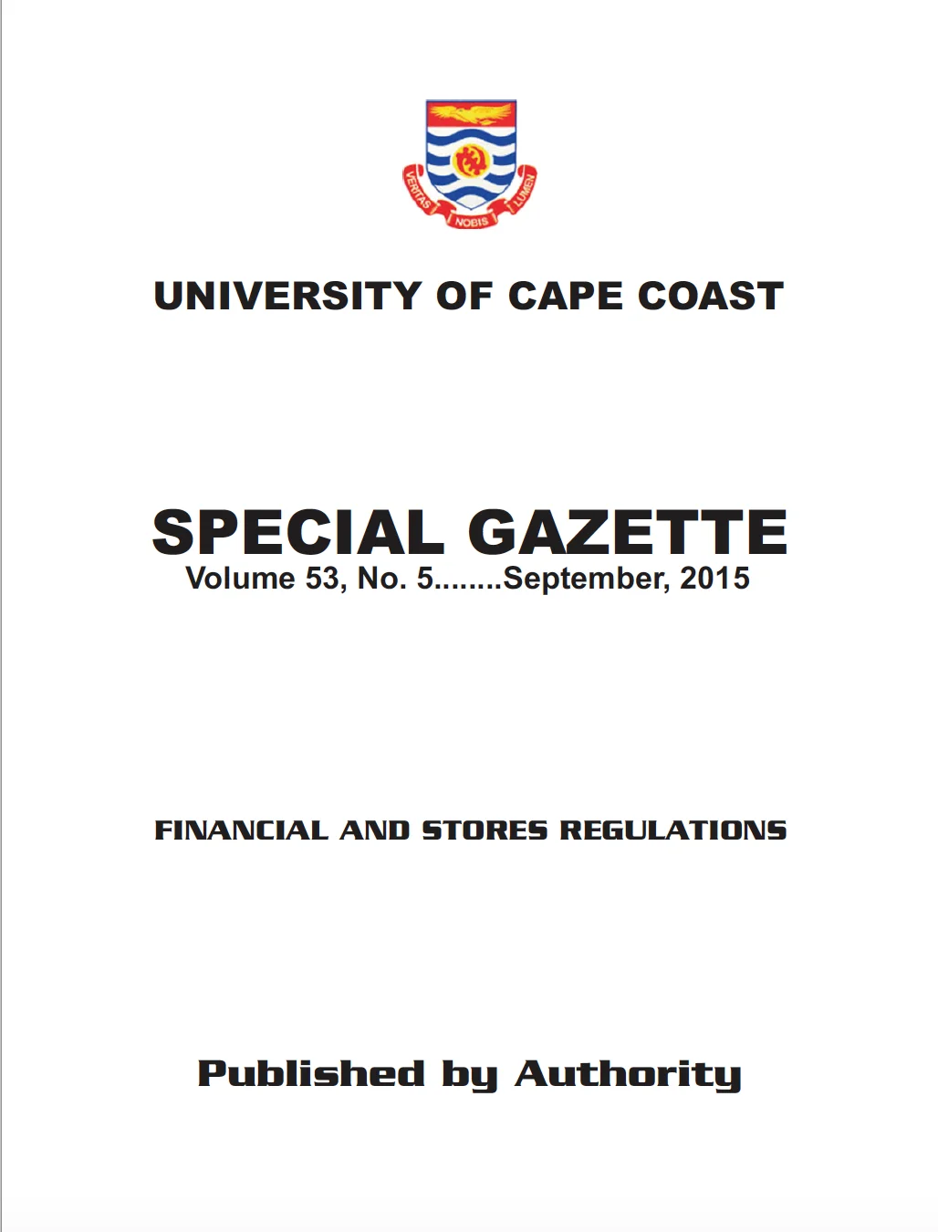 Financial and Stores Regulations