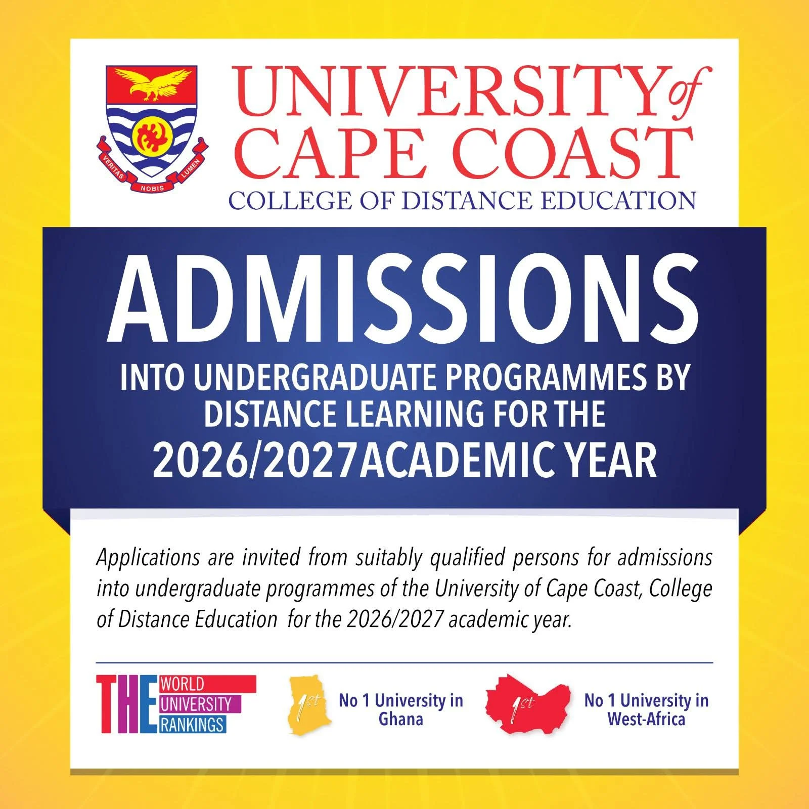 Admission of Bachelor of Laws Programme 2026/2027