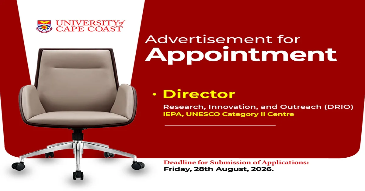 Vacancy: Director of Research, Innovation, And Outreach (DRIO)-Institute for Educational Planning and Administration (IEPA)