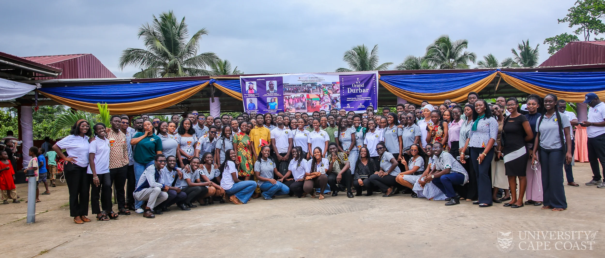 The Vice-Chancellor and Registrar with the ADB team