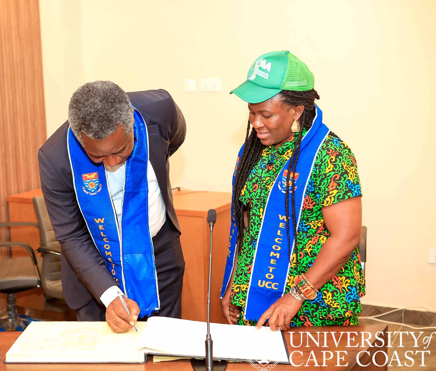 signing of visitor's book signing of visitor's book