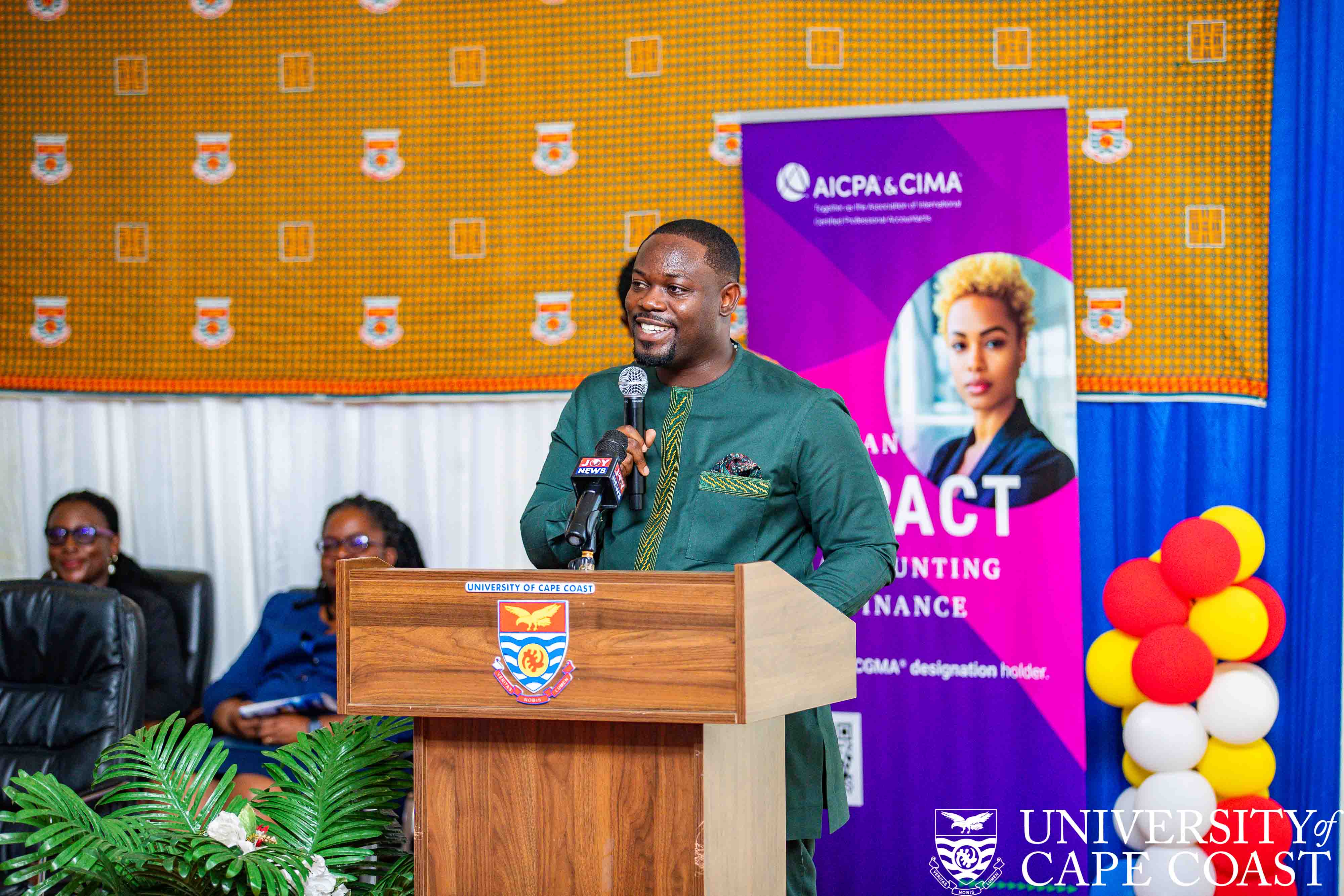 Mr. Frederick Kwabena Asare speaking at the function Mr. Frederick Kwabena Asare speaking at the function