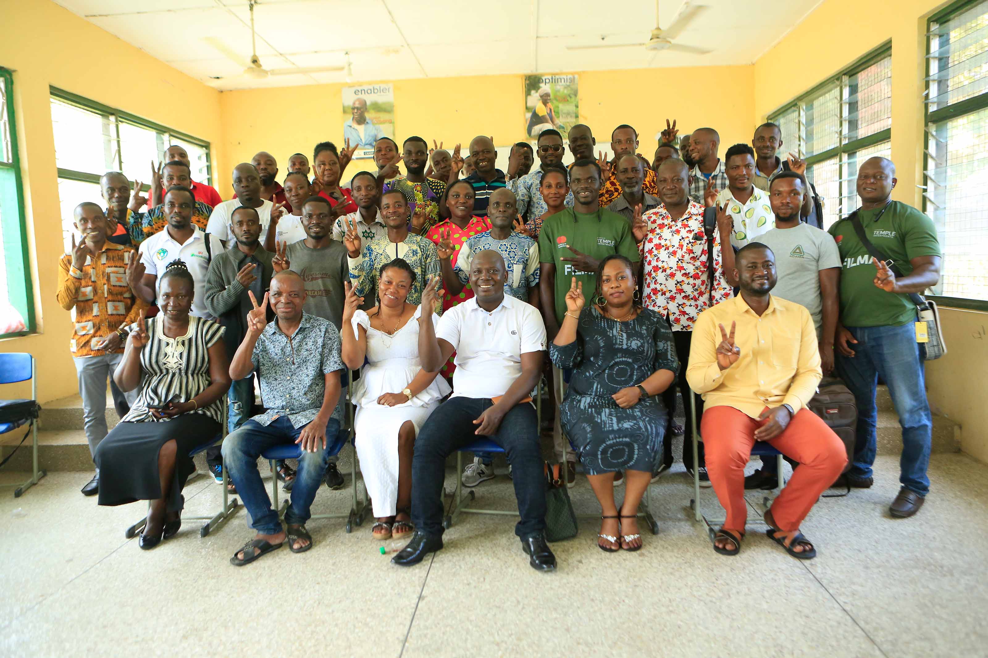 Participants from Adidome Farm Institute Participants from Adidome Farm Institute