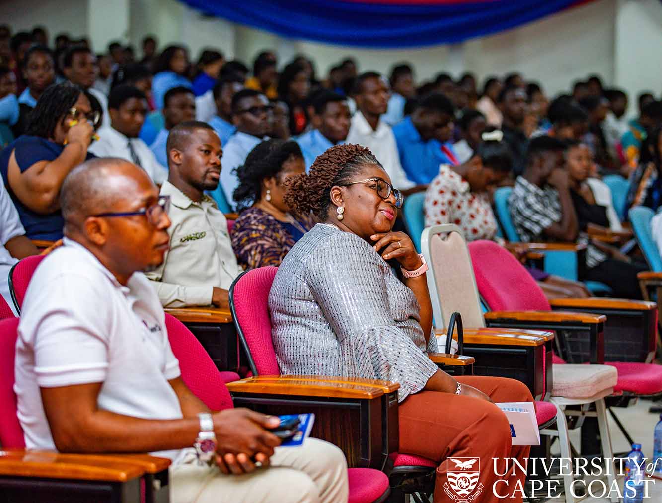 A section of faculty and students at the function A section of faculty and students at the function