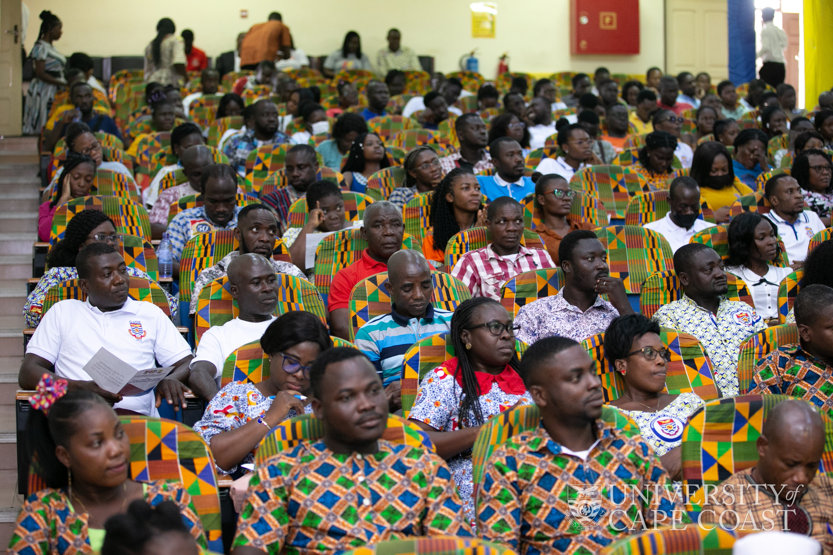 A section of participants in the CoDE Day climax