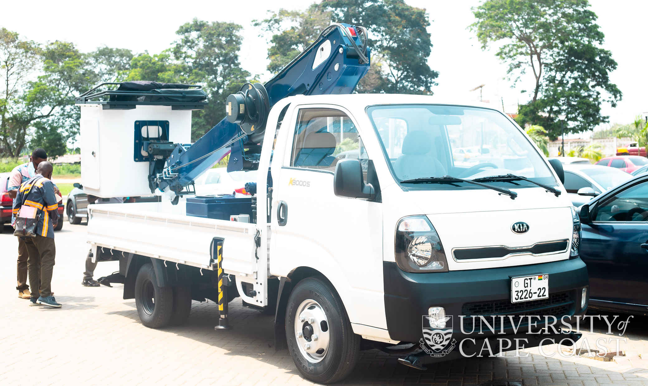 The newly acquired K3000 Area Pick Up Vehicle 