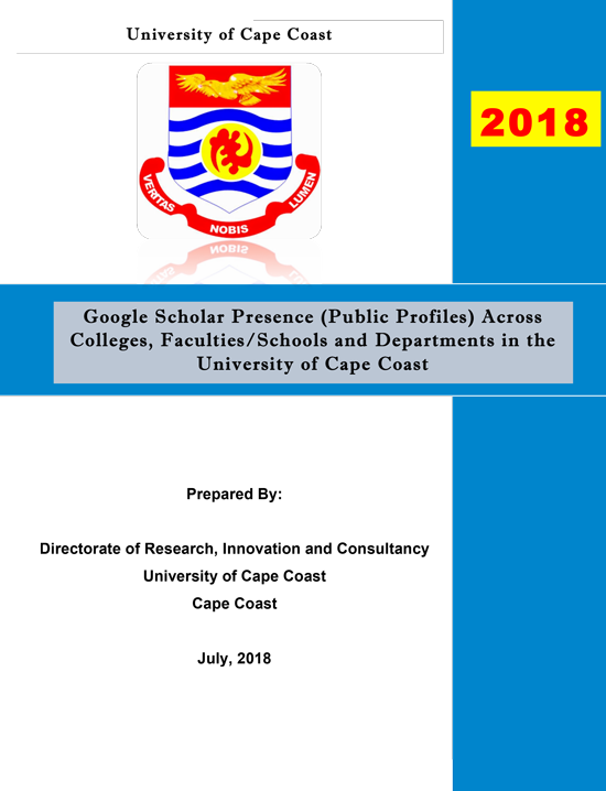 Google Scholar Presence - July 2018