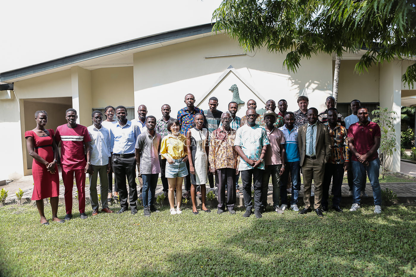 A group photo of participants after the meeting