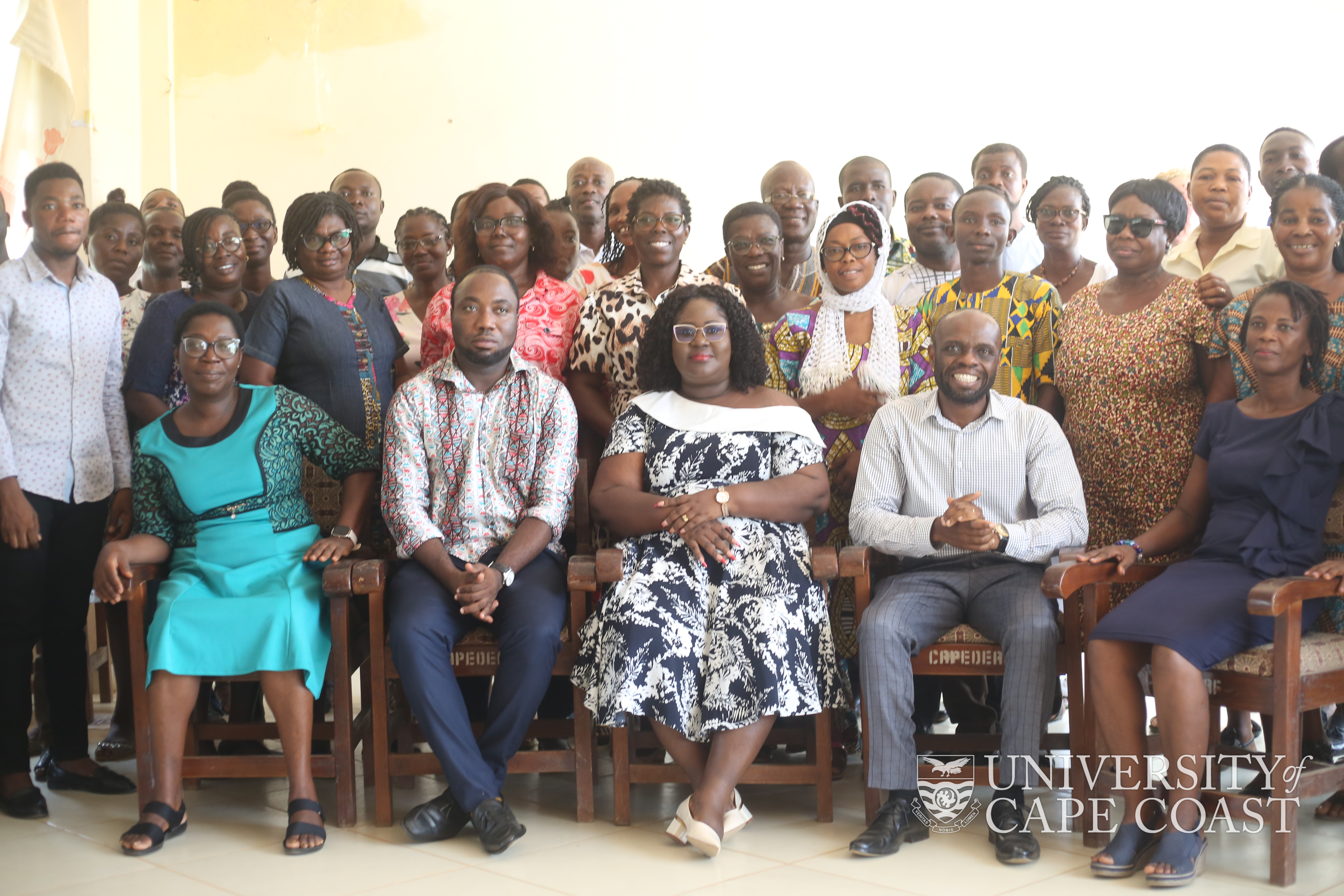 The team from UCC and teachers from the School