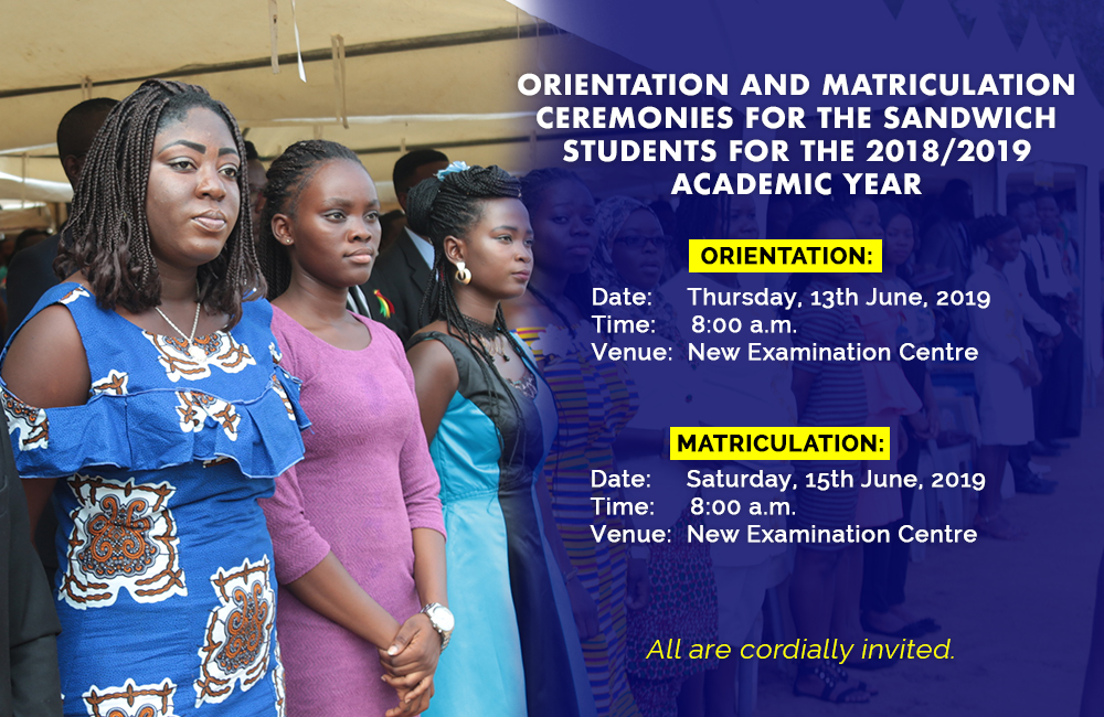 orientation and matriculation