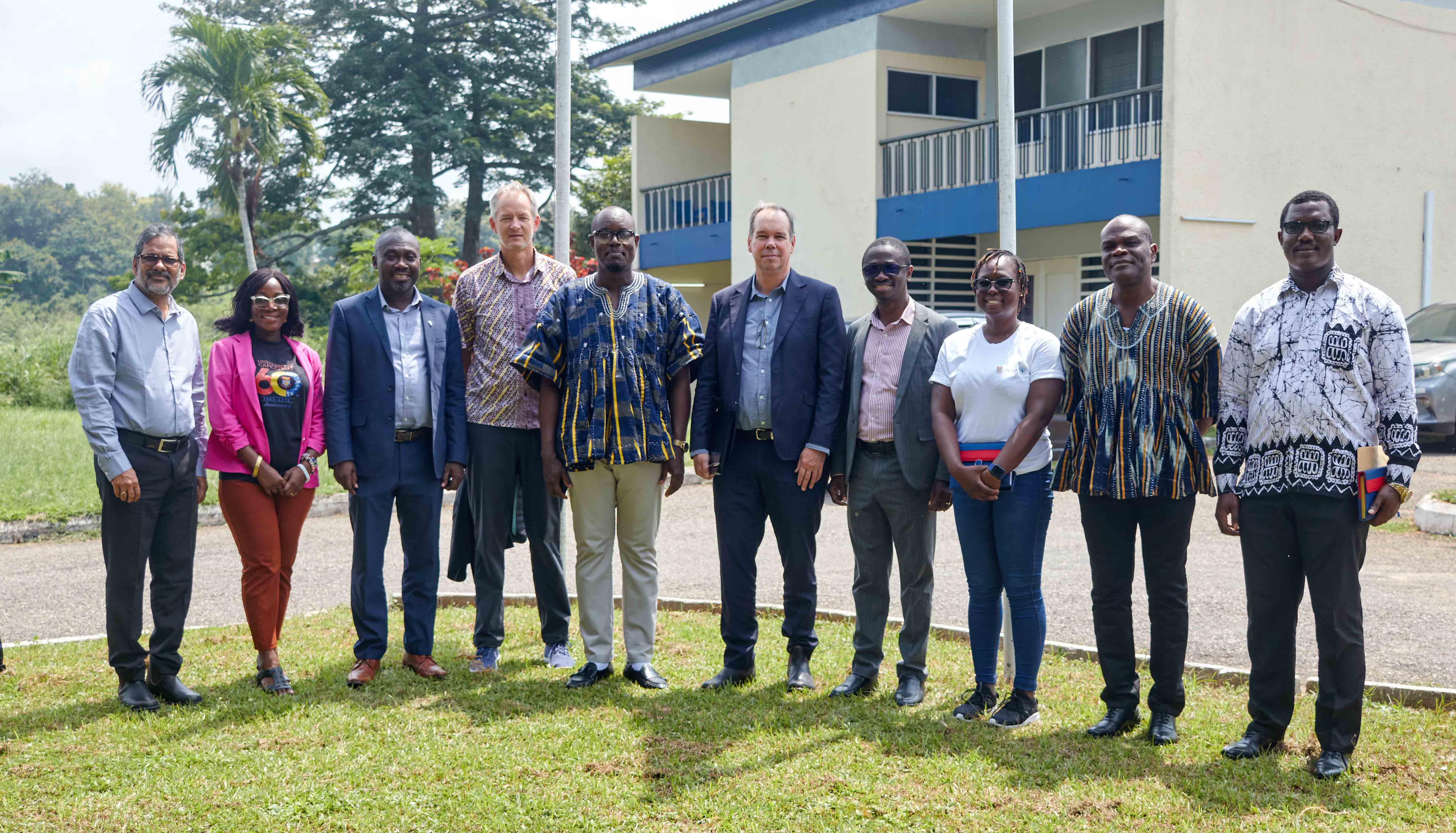 UCC officials with the Waterloo delegation