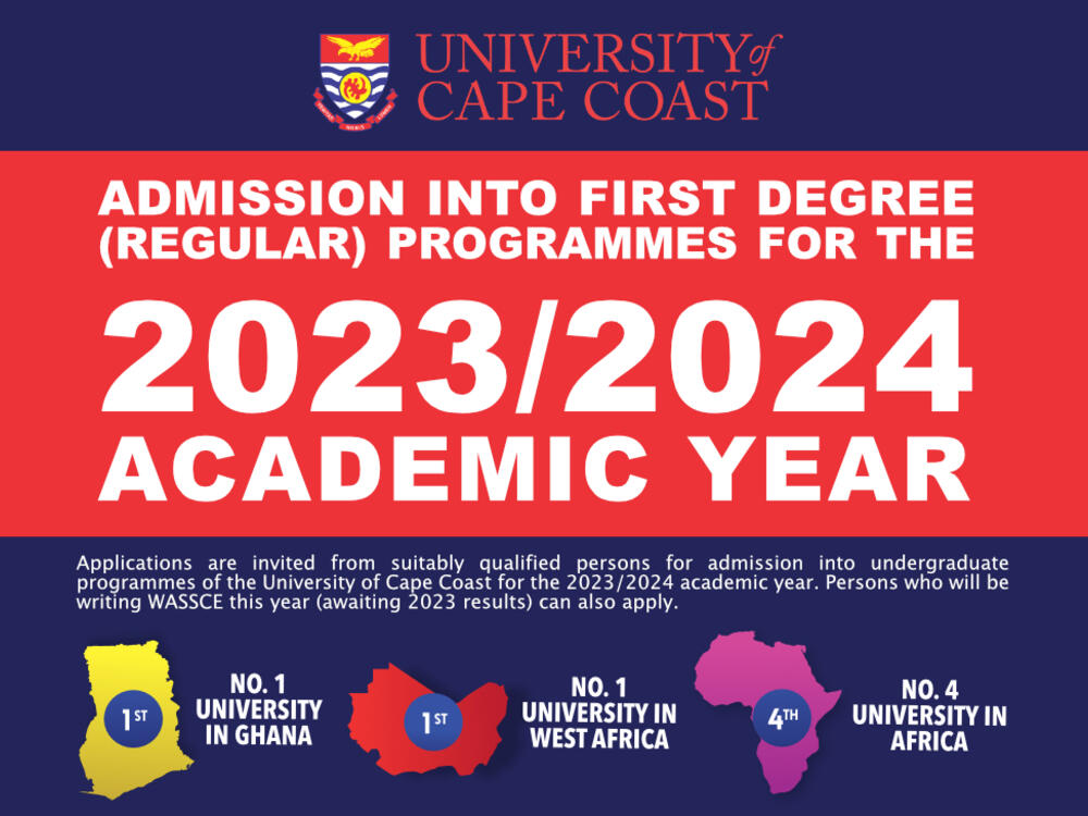 ADMISSION INTO FIRST DEGREE (REGULAR) PROGRAMMES FOR THE 2023/2024