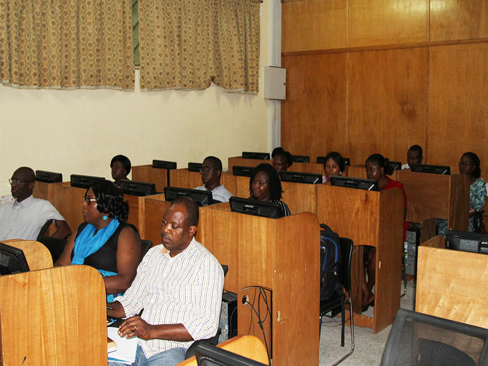 Participants at the workshop