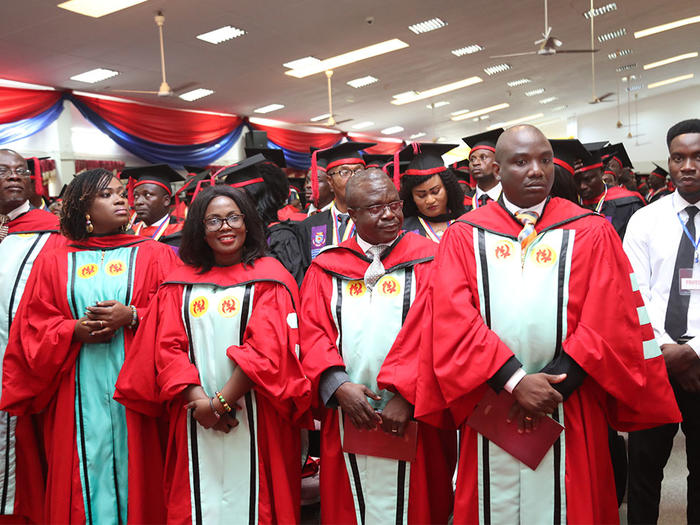 A section of PhD graduates at the 5th Session of the 52nd Congregation