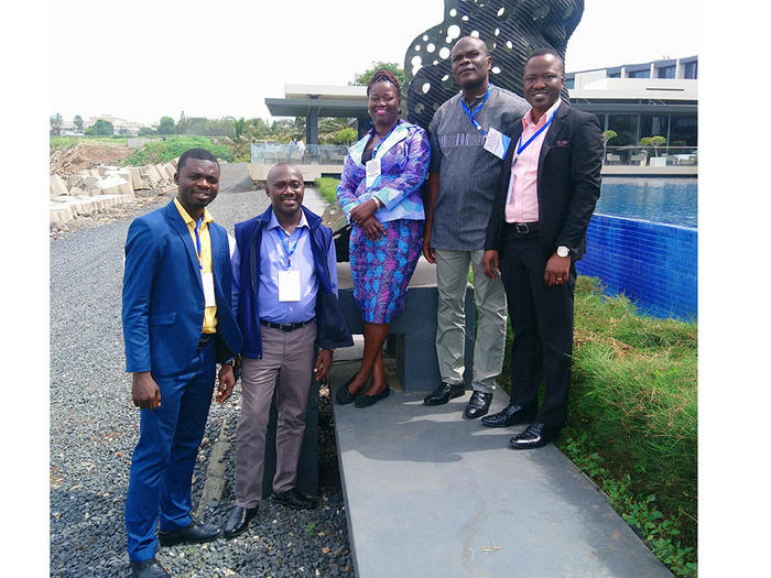 UCC delegation who took part in the workshop