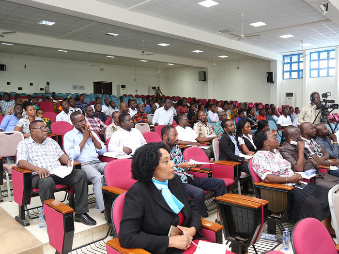 The audience at the lecture