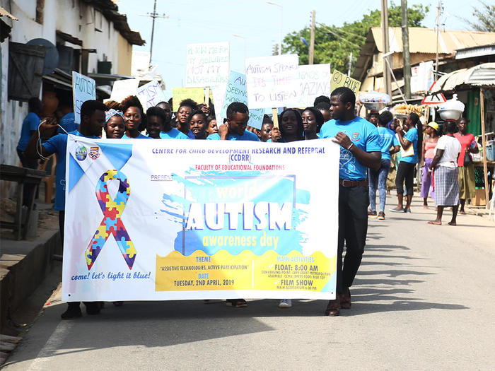 Procession through Cape Coast