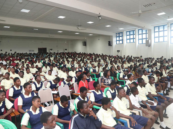 UPSHS students at listening to presentations UPSHS students at listening to presentations