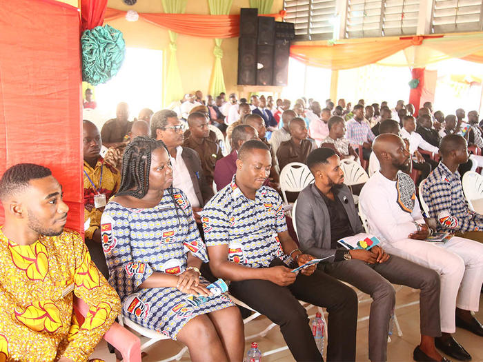Some inmates and general public at the ceremony Some inmates and general public at the ceremony