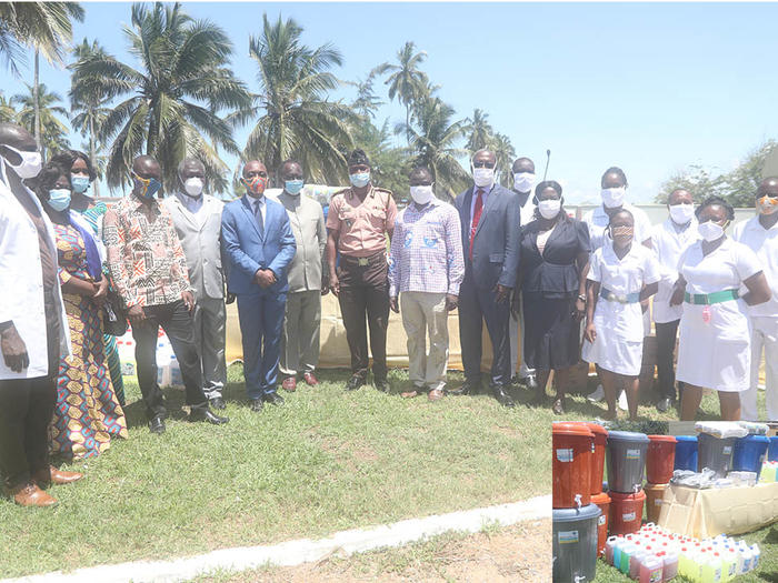  Apostle Samuel Yaw Antwi and staff of UCC Health Service