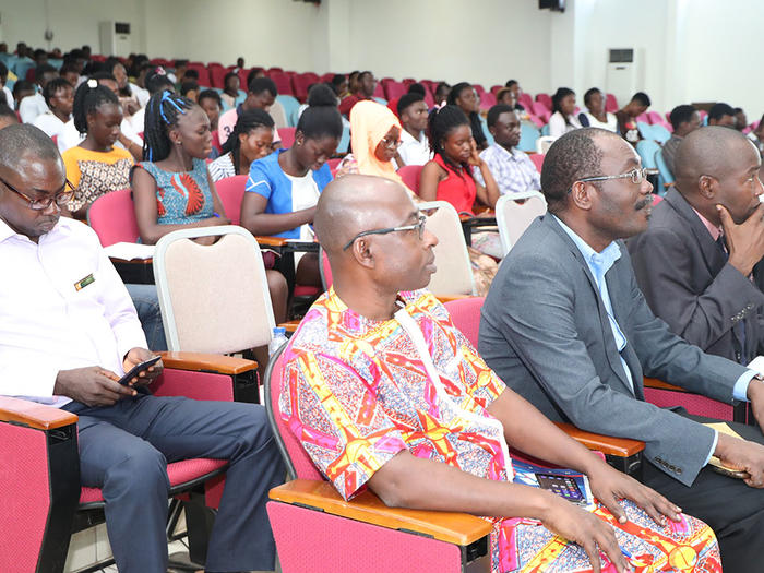 A section of students at the programme