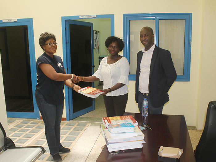 Donation of the books to School of Nursing and Midwifery