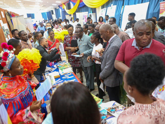 Vice-Chancellor at the UCC Academia-Industry Research and Innovation Fair