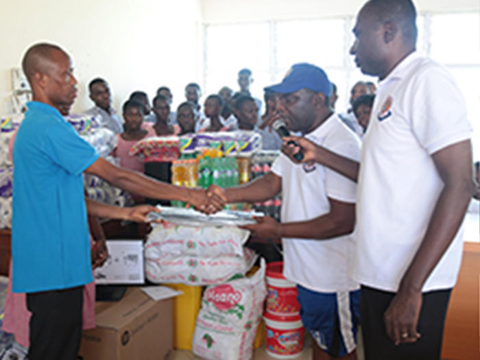 DIRECTORATE OF FINANCE WELFARE ASSOCIATION DONATES TO CAPE COAST SCHOOL FOR THE DEAF