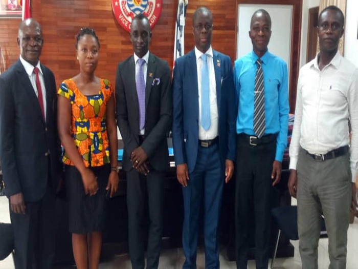 New Regional GBC Director Calls on UCC Vice-Chancellor New Regional GBC Director with the Vice-Chancellor