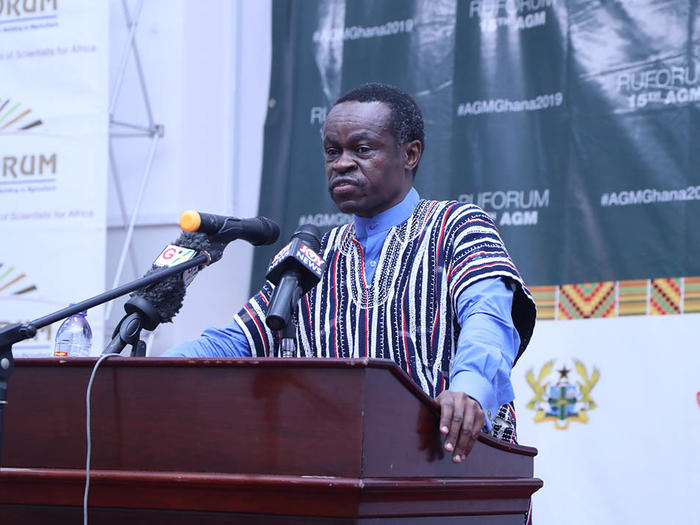 Prof. Lumumba presenting the lecture