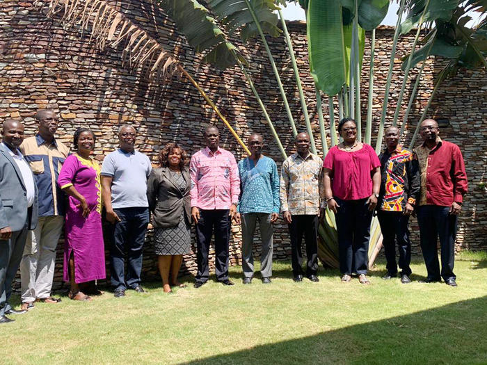 Members of Management of the University after the four-day retreat