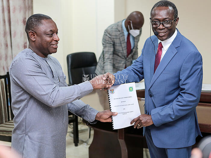 UCC signs MoU with Affiliated Colleges of Education on E-Library Resources