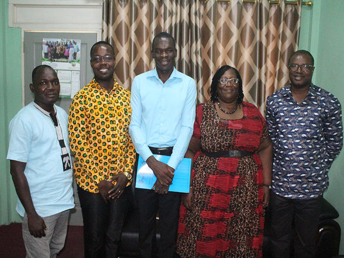 The GNAD team with the Dean of the Faculty of Educational Foundations and other lecturers of the Faculty