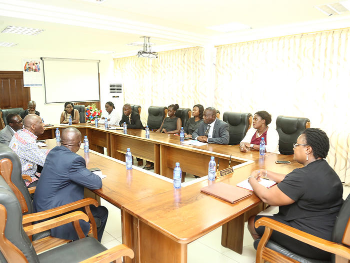 Prof. Dora Edu-Buandoh with the NMC delegation