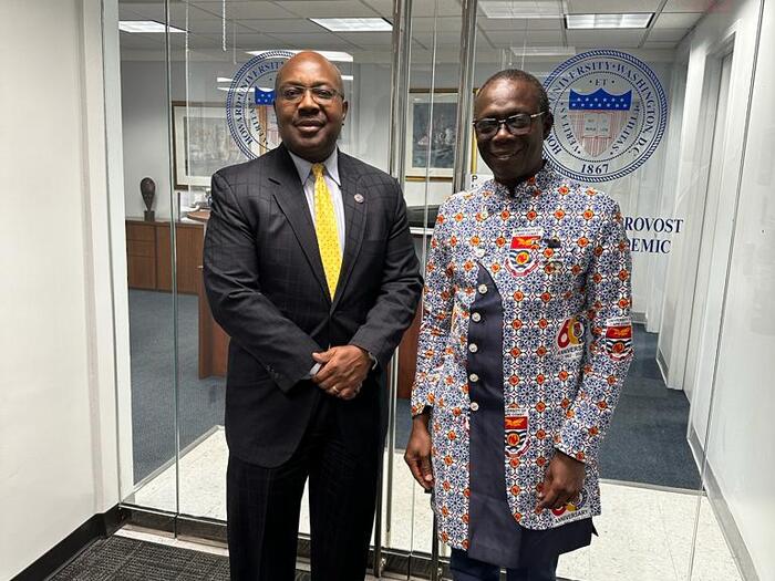 UCC VC visits Howard University, Washington DC UCC VC visits Howard University, Washington DC