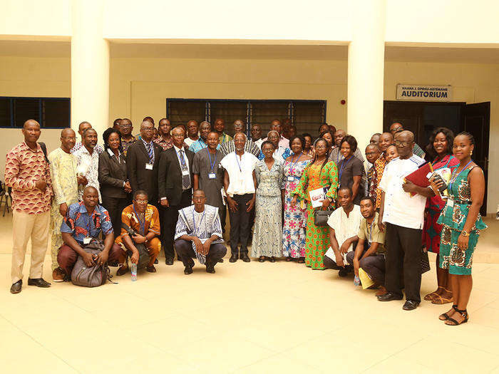 Prof. Britwum with participants of the Conference Prof. Britwum with participants of the Conference