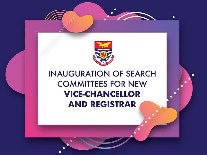 Search for New Vice-Chancellor and Registrar Search Committee for Vice-Chancellor and Registrar
