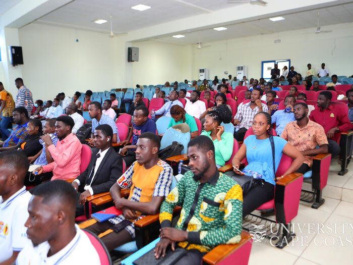 Students at the meeting