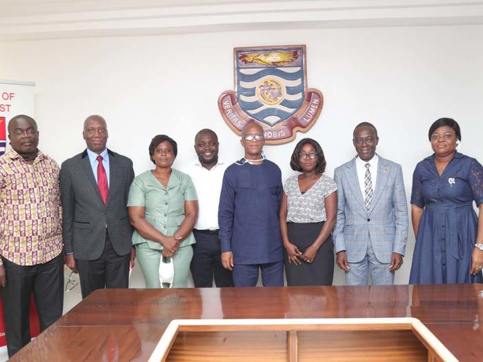 The VC and Registrar with members of GAUA