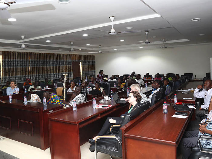 Stakeholders listening to presentations at the Conference Stakeholders in the Conference