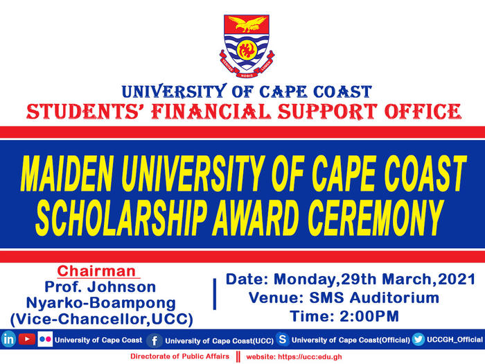 Maiden UCC Scholarship Awards Ceremony