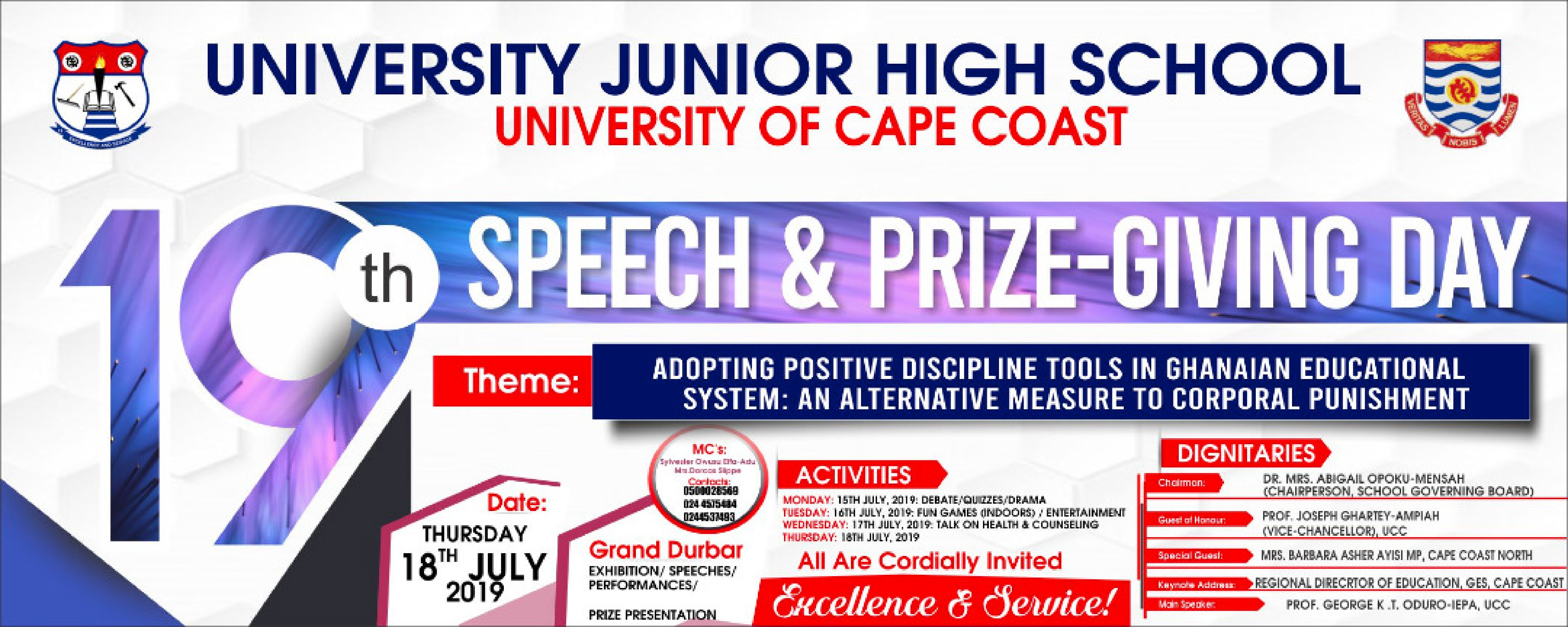 19th Speech and Prize-Giving Day