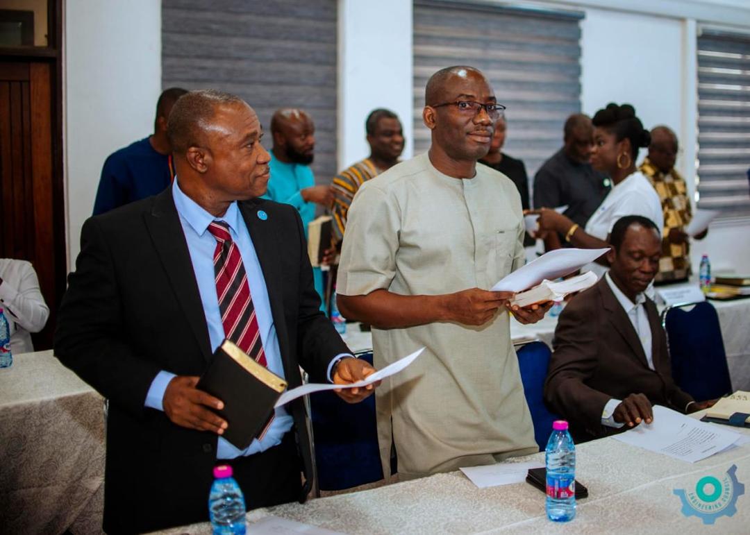 Prof. RS Amoah swearing in Prof. RS Amoah swearing in